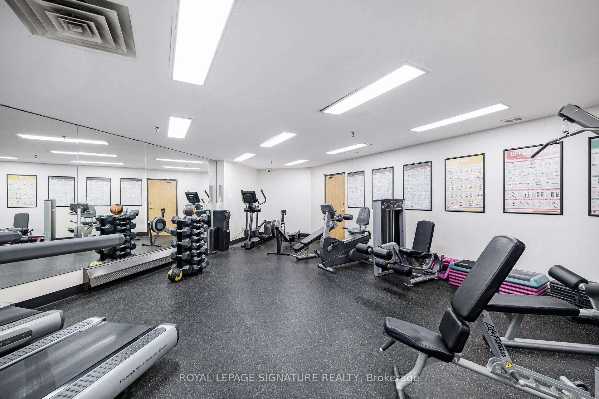 2110-131 Beecroft Road, Toronto, ON - Indoor Photo Showing Gym Room