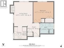 Unit 2 - 1 bedroom -