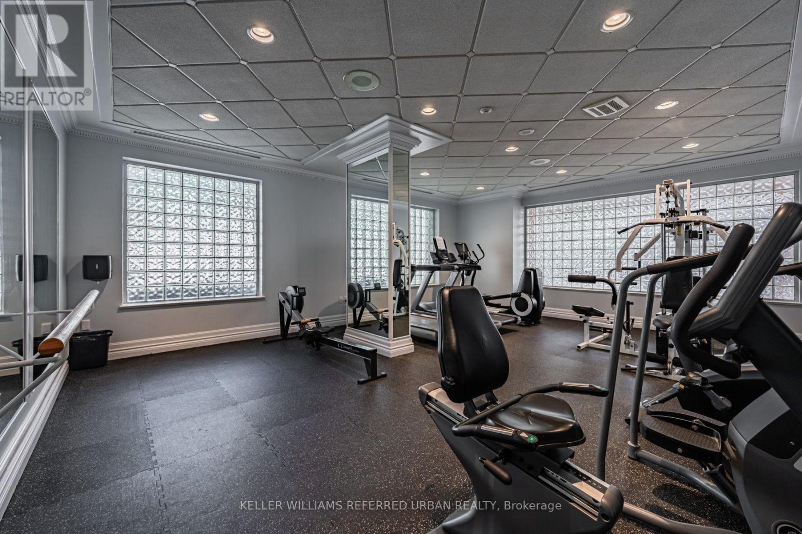 308 - 88 Grandview Way, Toronto, ON - Indoor Photo Showing Gym Room