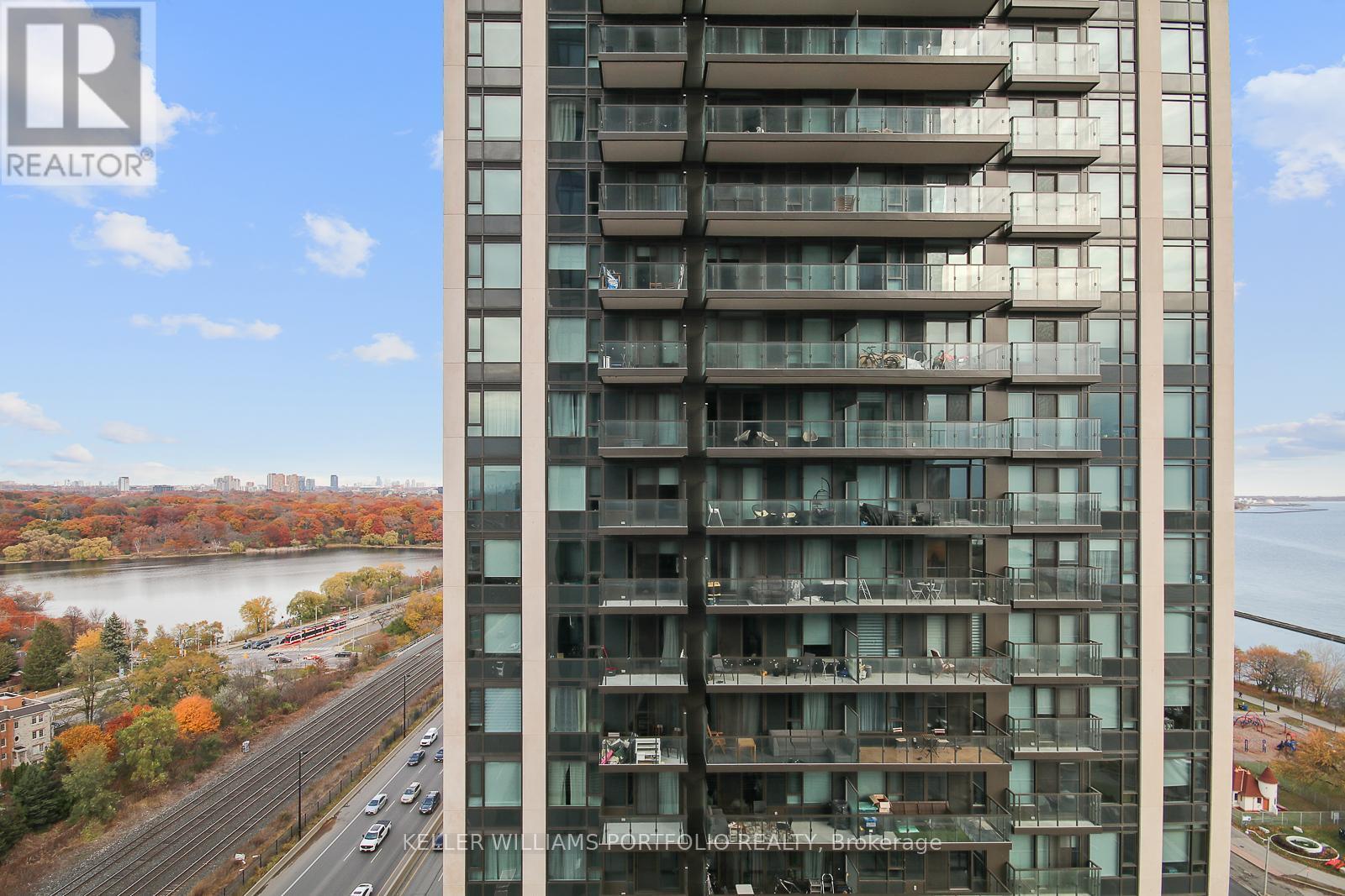 2103 - 1928 Lake Shore Boulevard W, Toronto, ON - Outdoor With Body Of Water With Balcony With Facade