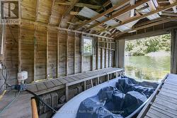 In-water boat house -