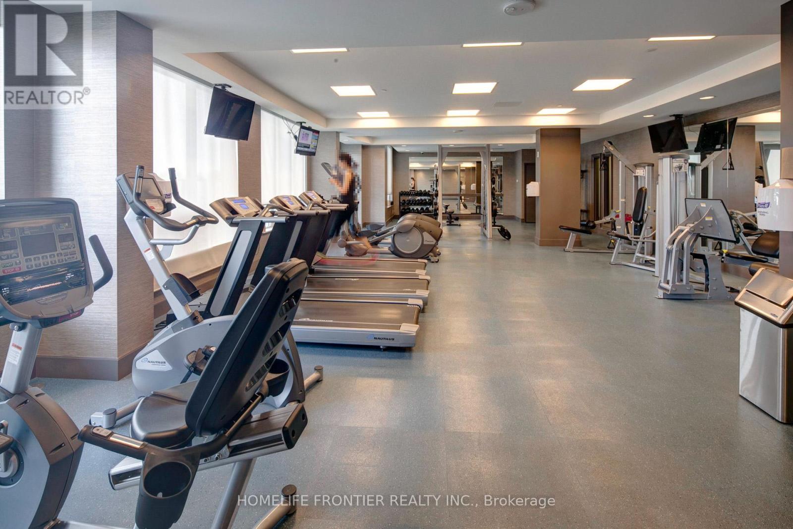 Ph209 - 7167 Yonge Street, Markham, ON - Indoor Photo Showing Gym Room