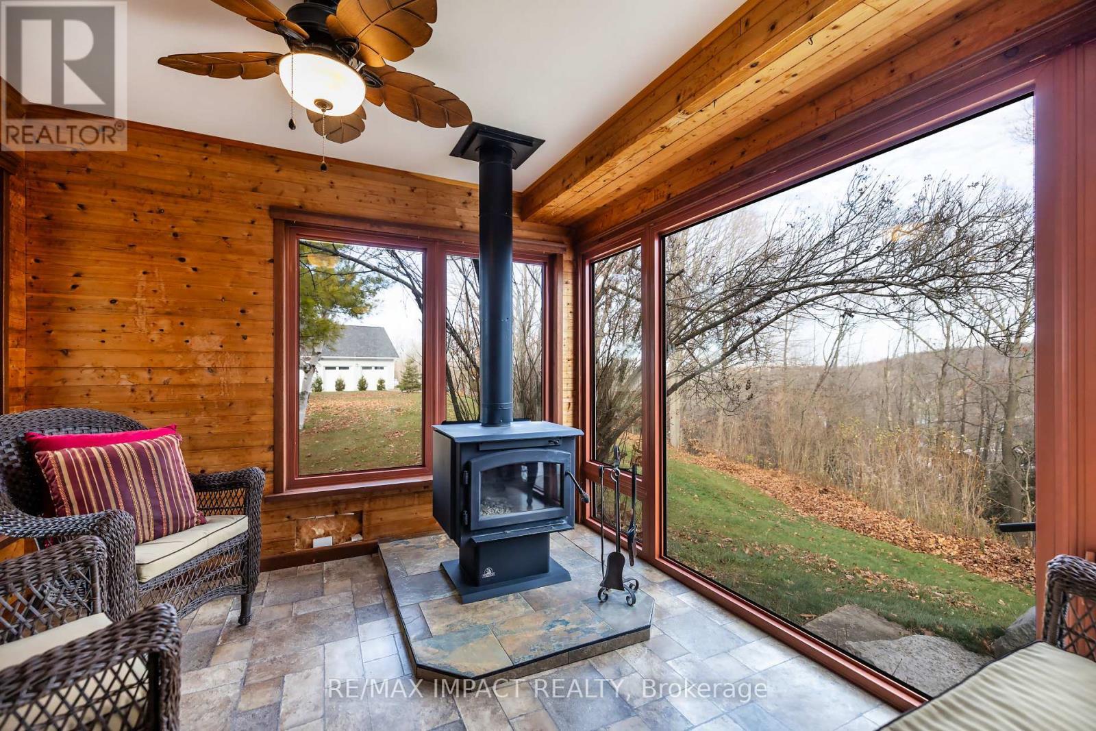 870B 6Th Line W, Trent Hills, ON - With Fireplace