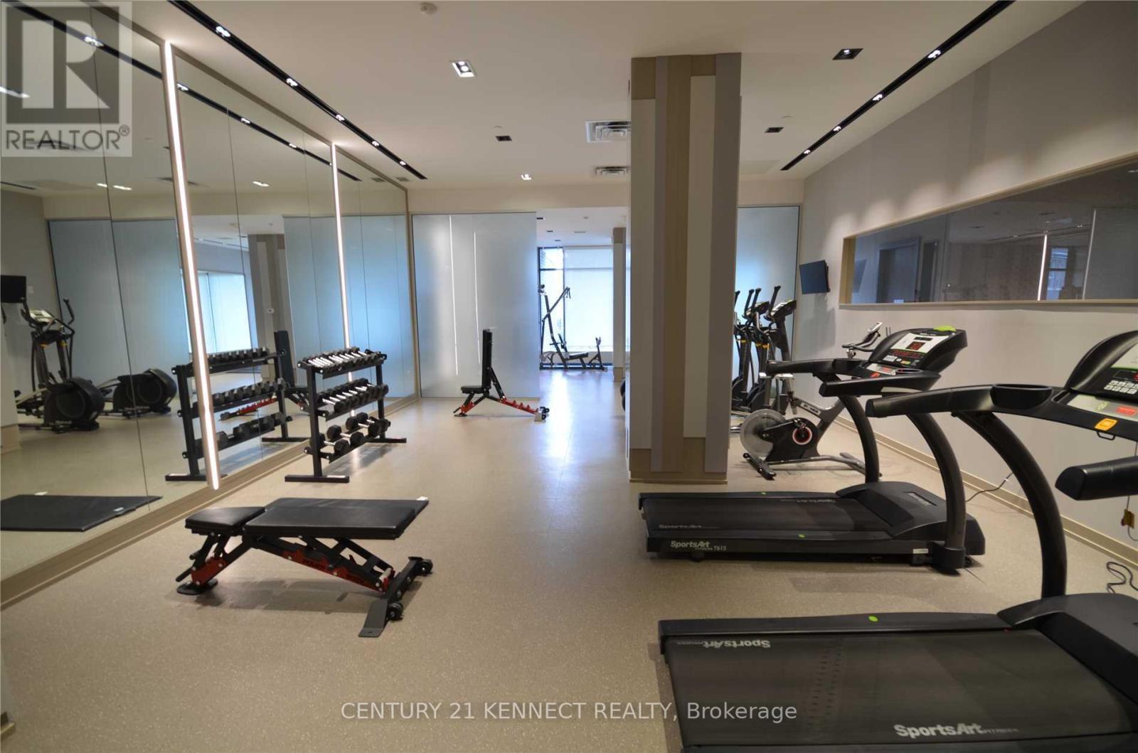 1205 - 128 Fairview Mall Drive, Toronto, ON - Indoor Photo Showing Gym Room