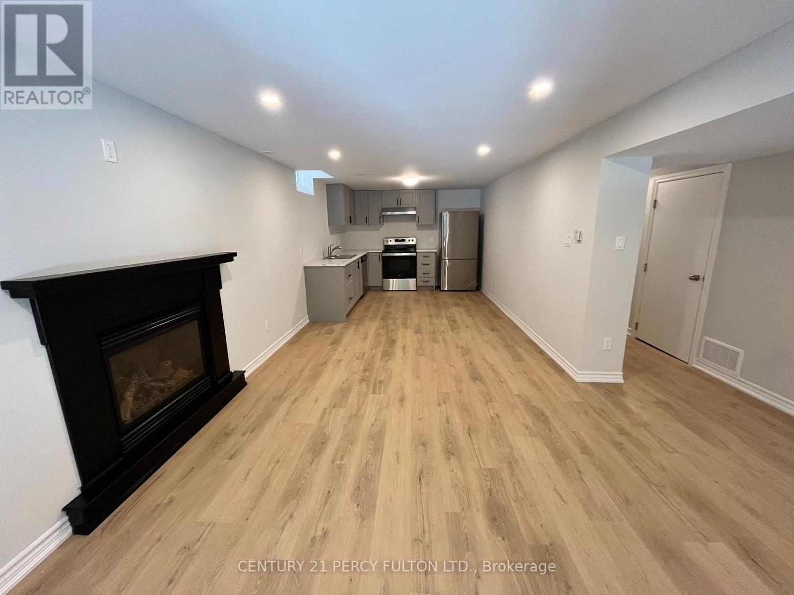 Bsmt - 445 Prestwick Drive, Oshawa, ON - Indoor With Fireplace