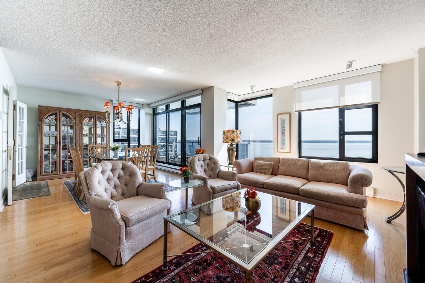 Living room - 1201-100 Rue Hall, Montréal (Verdun/Île-Des-Soeurs), QC - Indoor Photo Showing Living Room