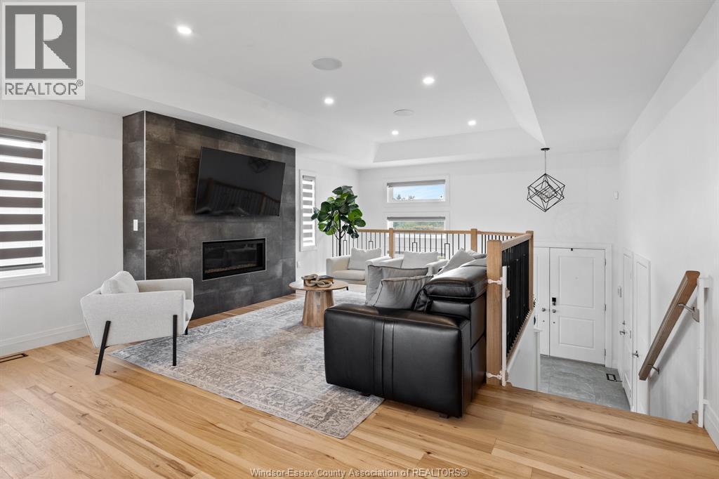 162 Summer, Belle River, ON - Indoor Photo Showing Living Room With Fireplace