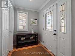 Large entrance space with double closet. -