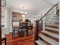 Separate dining space for more formal dinners. -