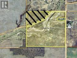 Crossed out area is not inlcuded in listed parcel. -