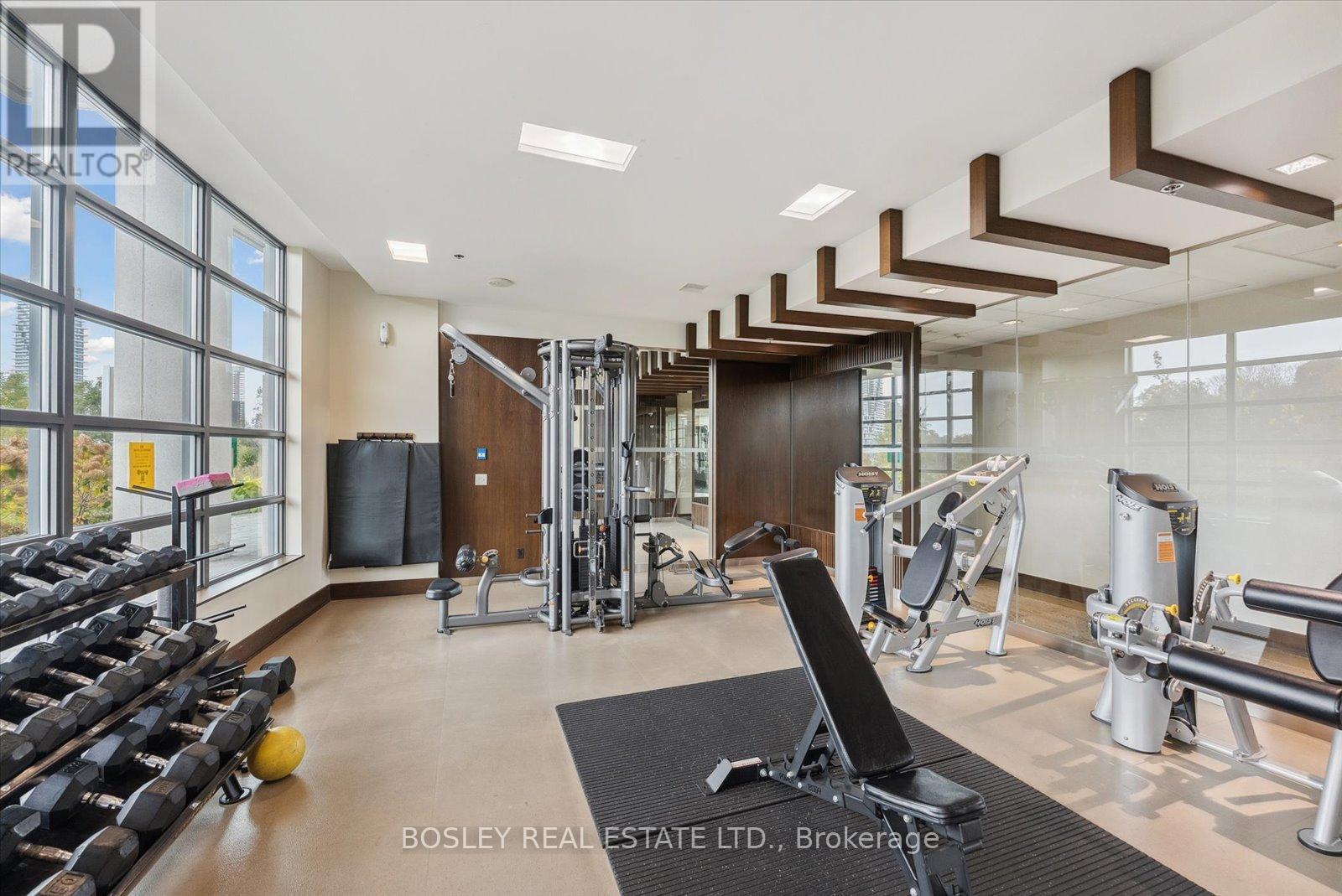 1503 - 35 Brian Peck Crescent, Toronto, ON - Indoor Photo Showing Gym Room