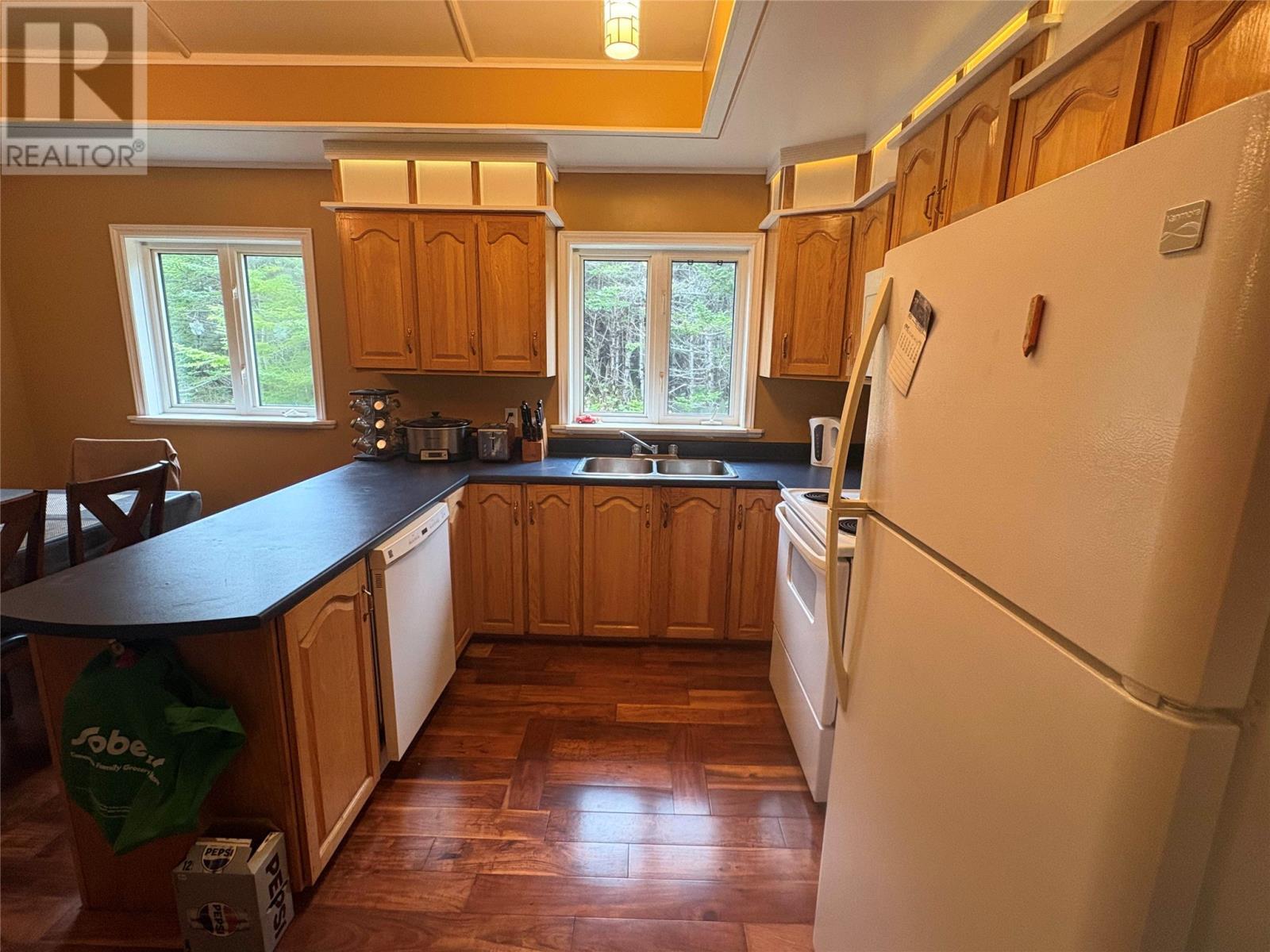 57 Pump House Road, Gaskiers, NL - Indoor Photo Showing Kitchen With Double Sink
