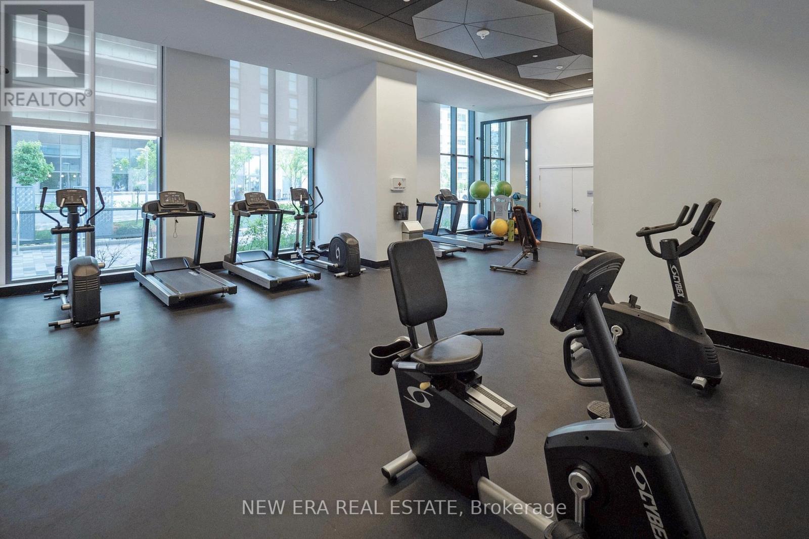 413 - 30 Samuel Wood Way, Toronto, ON - Indoor Photo Showing Gym Room