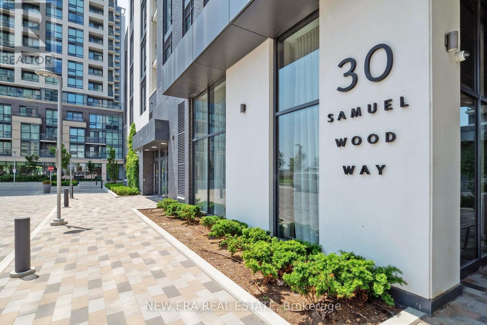 413 - 30 Samuel Wood Way, Toronto, ON - Outdoor With Facade