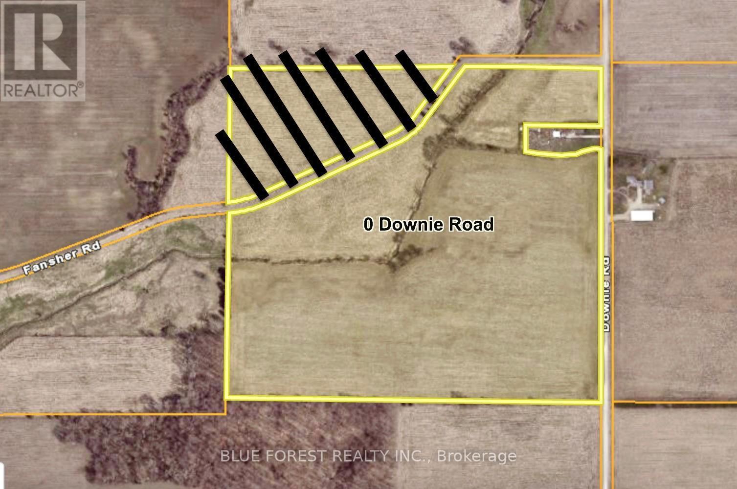 Crossed out area is not inlcuded in listed parcel. - 0 Downie Road, Dawn-Euphemia, ON