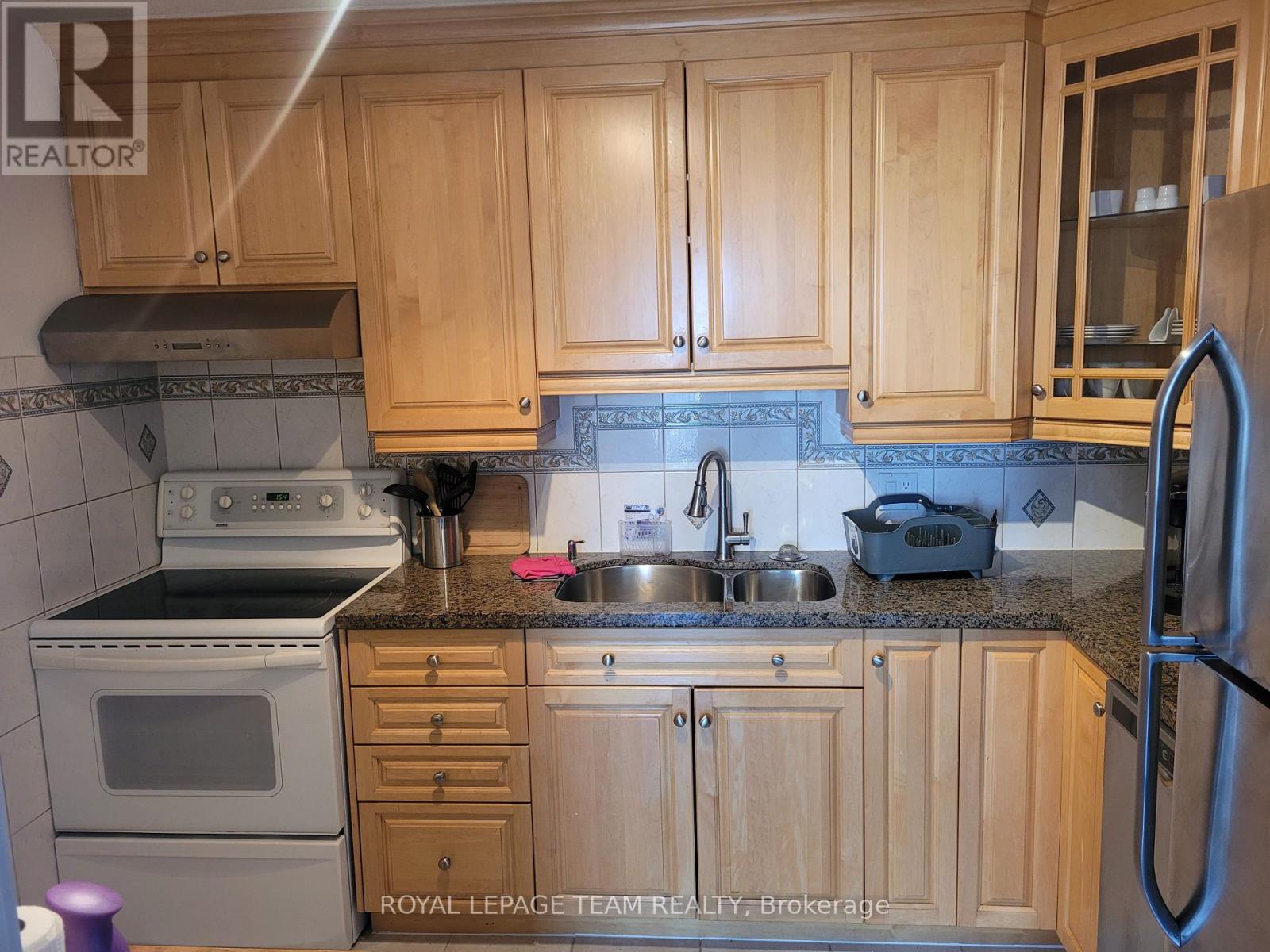 607 - 1380 Prince Of Wales Drive, Ottawa, ON - Indoor Photo Showing Kitchen With Double Sink