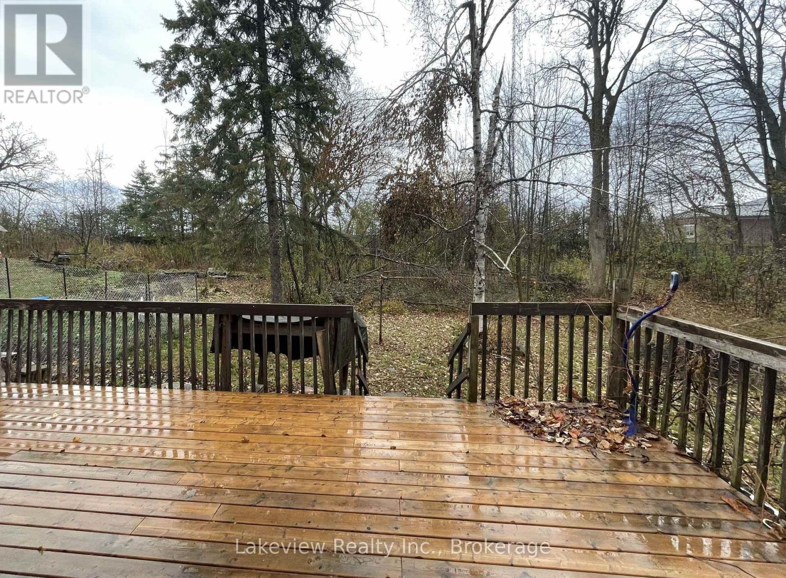 SIDE YARD / PRIVATE DECK - 151 Simcoe Street, Orillia, ON - Outdoor With Deck Patio Veranda