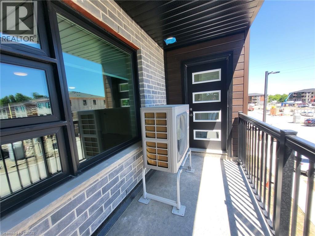 View of balcony - 118 Gravel Ridge Trail Unit# D16, Kitchener, ON - Outdoor With Exterior