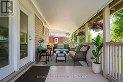 Front porch - digitally staged -