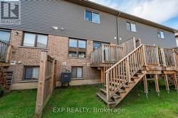 Back deck and yard -