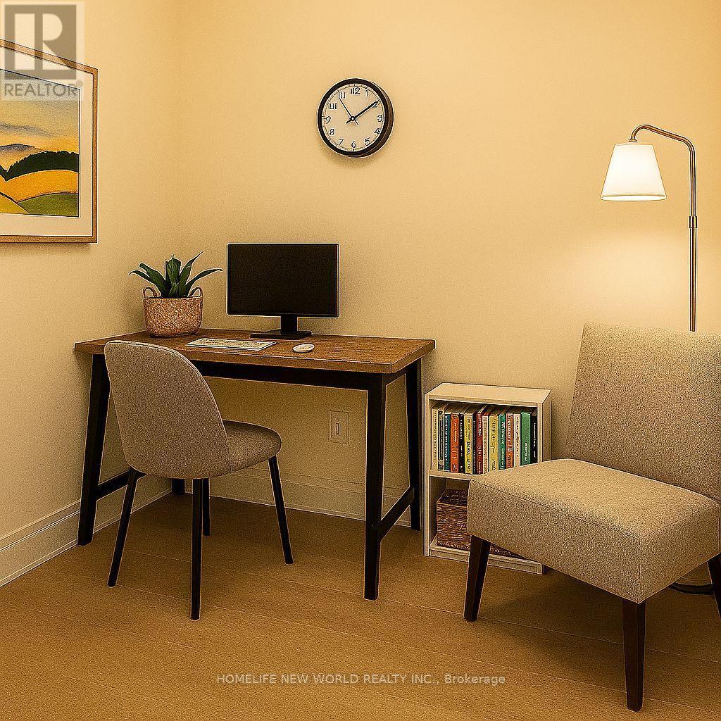 Den_AI Rendering - 30 Herons Hill Way, Toronto, ON - Indoor Photo Showing Office