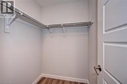 Spacious closet featuring light wood finished floors -