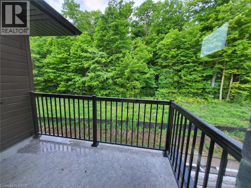 View of balcony - 118 Gravel Ridge Trail Unit# B23, Kitchener, ON - Outdoor With Balcony
