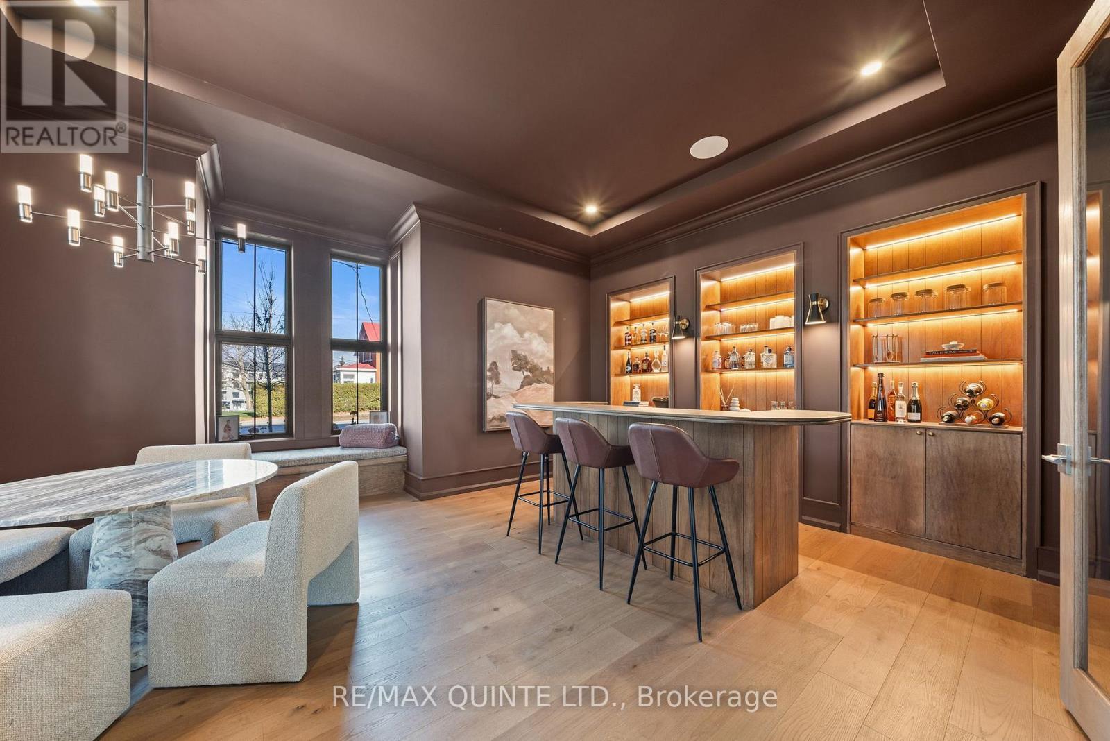 Bar lounge with dishwasher and fridge - 88 Bridge Street, Prince Edward County (Picton Ward), ON - Indoor Photo Showing Dining Room