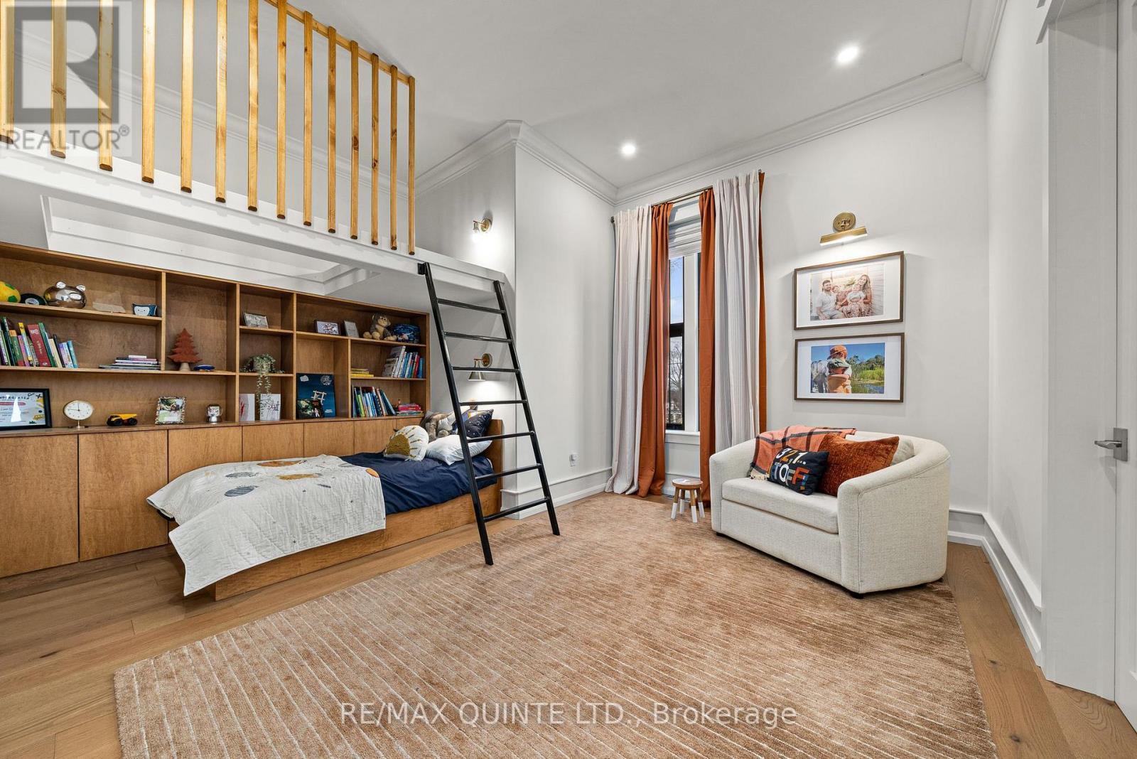 3rd Bedroom with loft and walk in closet - 88 Bridge Street, Prince Edward County (Picton Ward), ON - Indoor Photo Showing Other Room