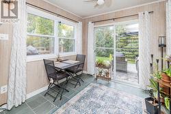Opening to your bright sunroom -