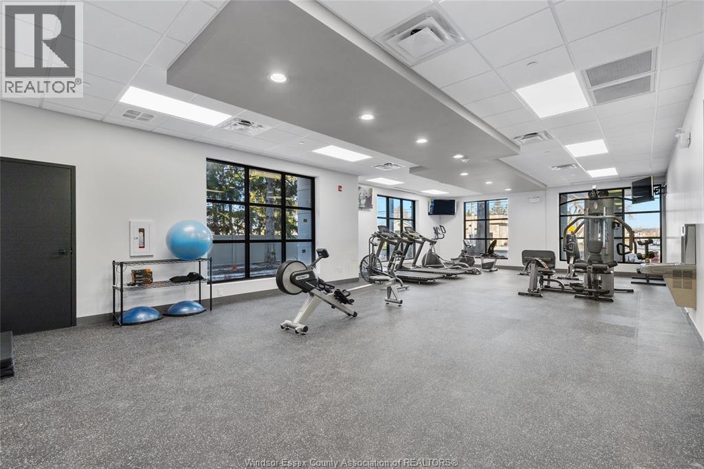3817 Howard Avenue Unit# 313, Windsor, ON - Indoor Photo Showing Gym Room