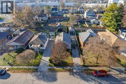 Aerial view of residential area -