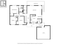 Upstairs layout - approximate only and should not be relied upon -