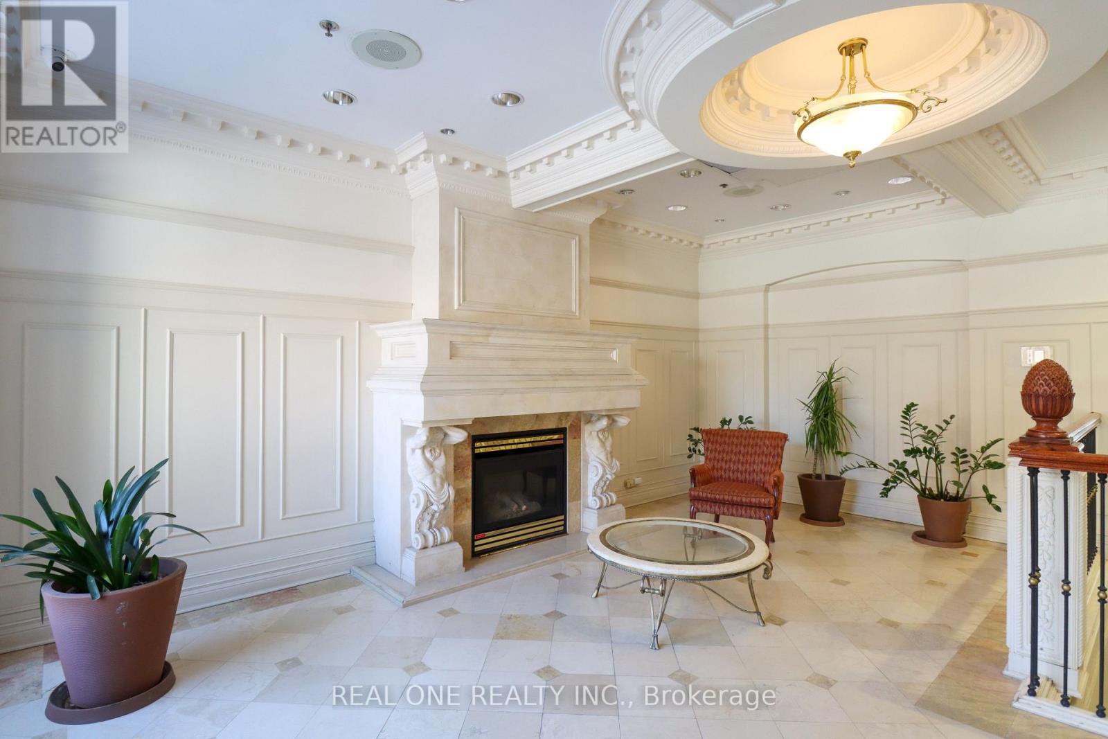 1105 - 18 Sommerset Way, Toronto, ON - Indoor With Fireplace