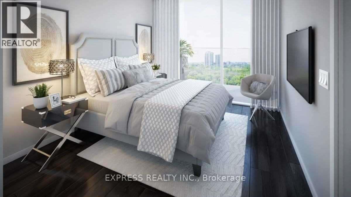 225 - 100 Eagle Rock Way, Vaughan, ON - Indoor Photo Showing Bedroom