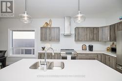 Open concept ktichen, dining room, and living room -