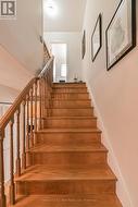 Hardwood stairs leading to 2nd floor -