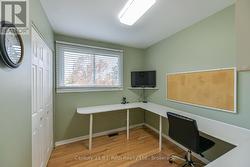 Built in workspace in 4th Bdrm./Craft rm -