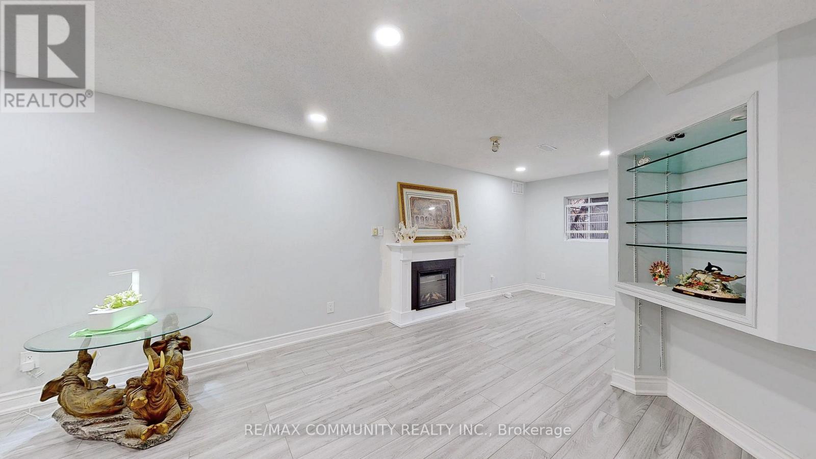 Basement - 491 Baggetta Crescent, Mississauga, ON - Indoor With Fireplace