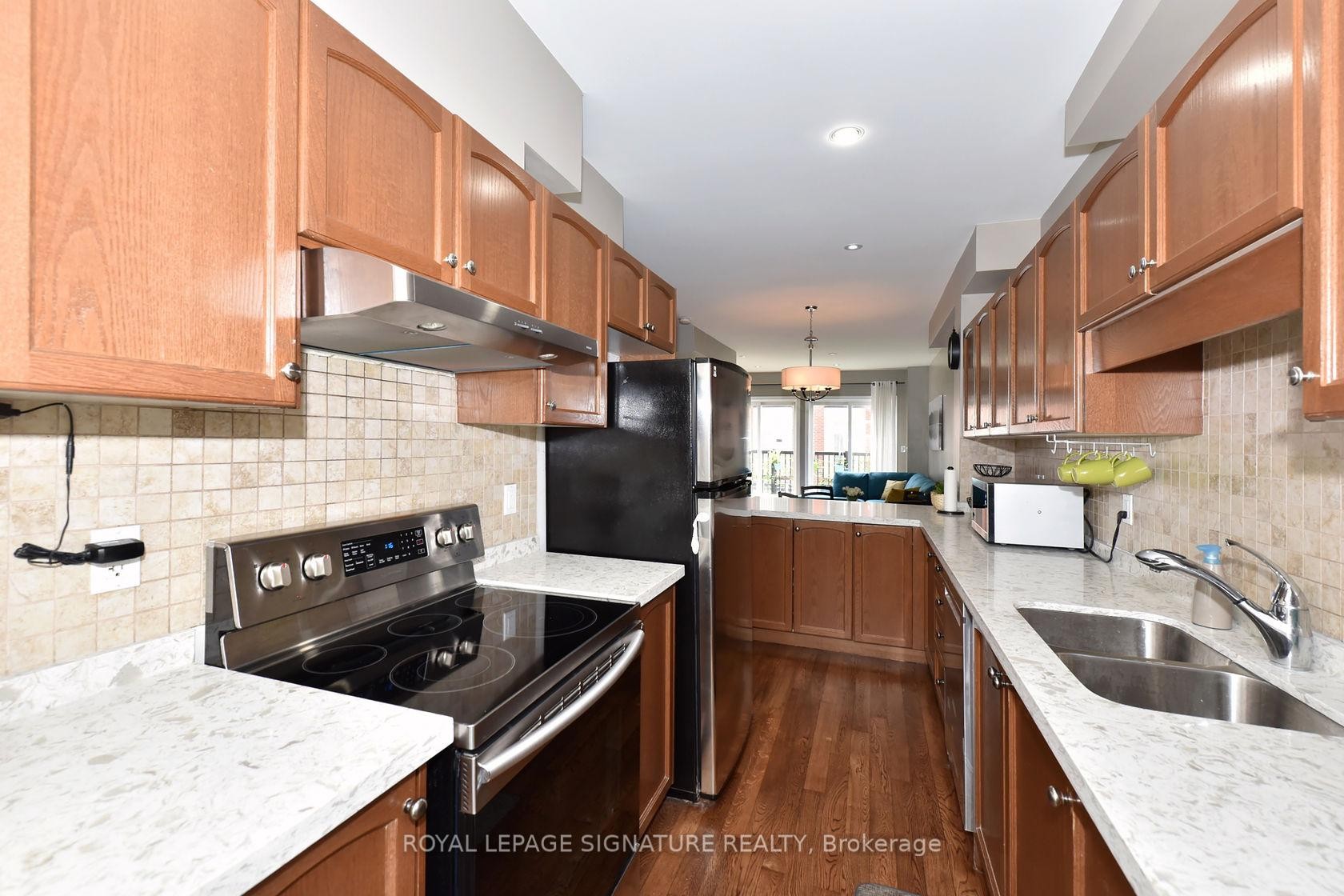 3775 A St. Clair Avenue, Toronto, ON - Indoor Photo Showing Kitchen With Double Sink