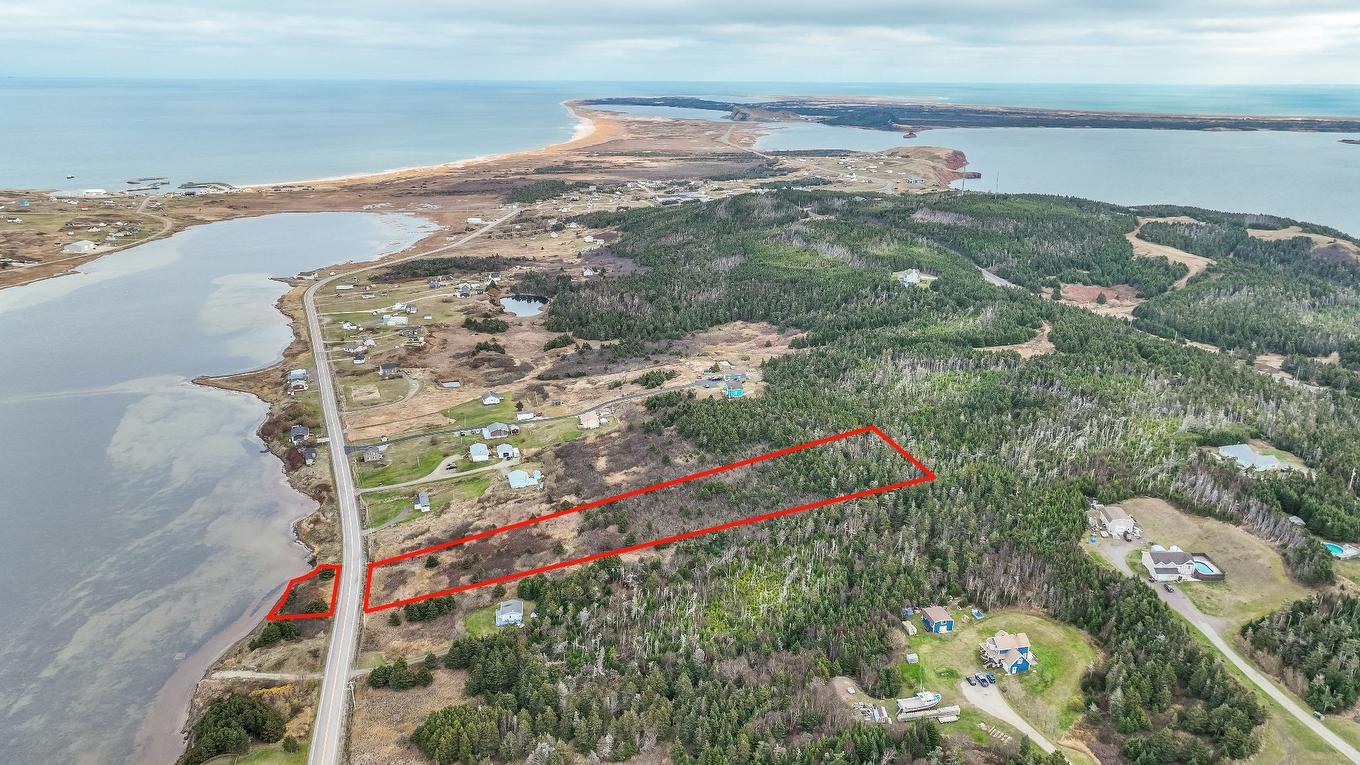 Photo aérienne - Ch. Principal, Grosse-Île, QC