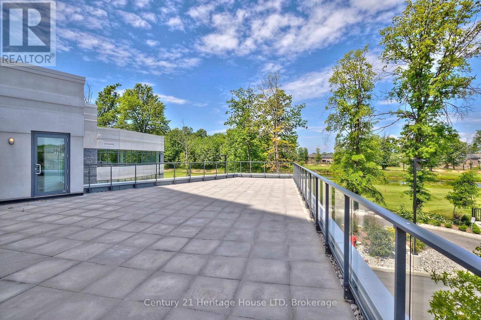 patio from party room - 1001 - 7711 Green Vista Gate, Niagara Falls (Oldfield), ON - Outdoor With Balcony