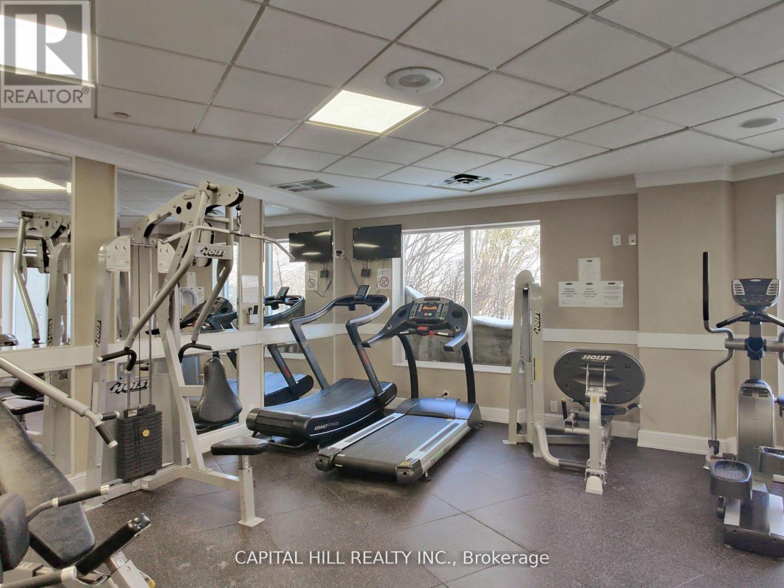 312 - 710 Humberwood Boulevard, Toronto, ON - Indoor Photo Showing Gym Room