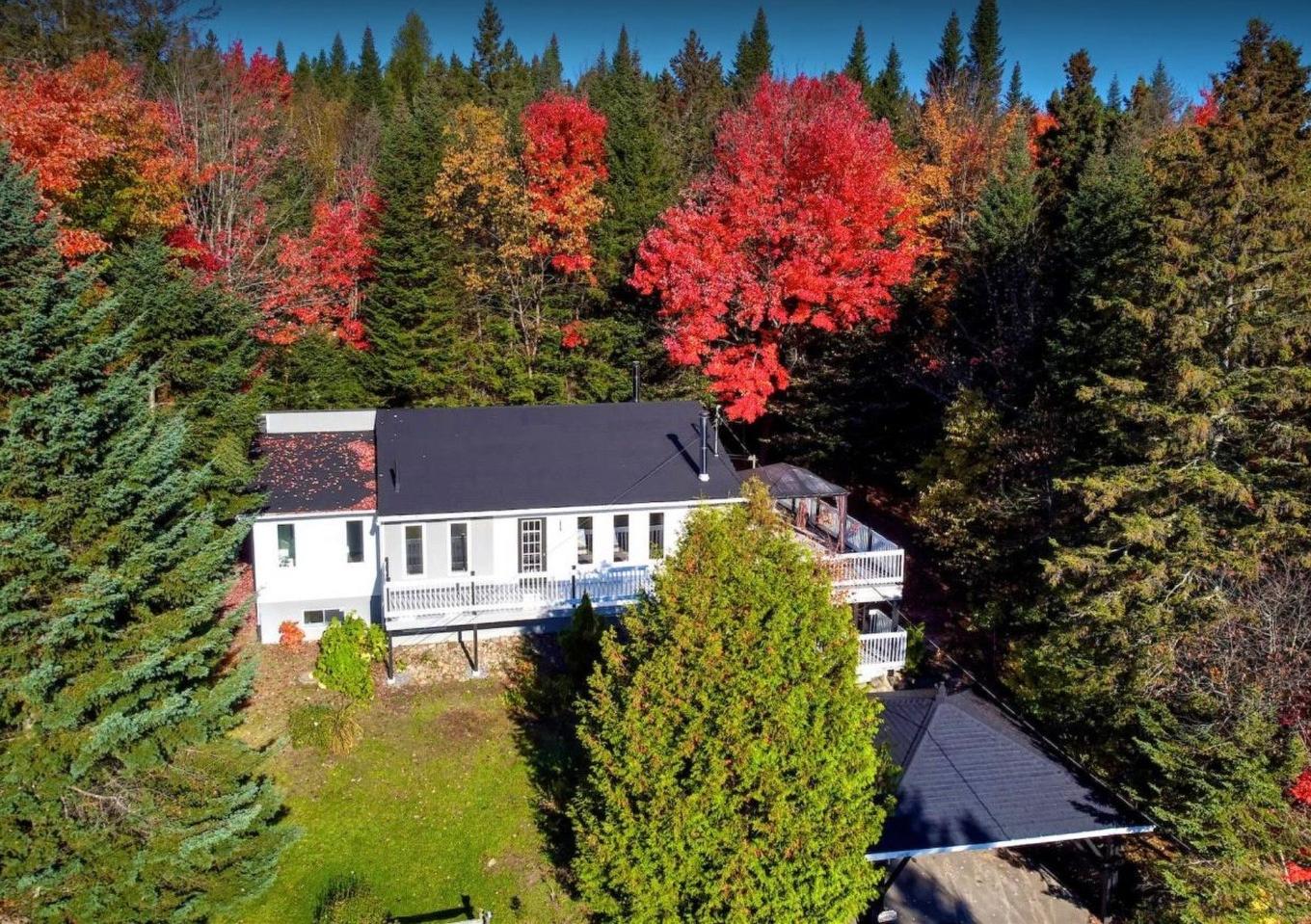 Aerial photo - 2070 Rue Wilfrid, Val-David, QC - Outdoor