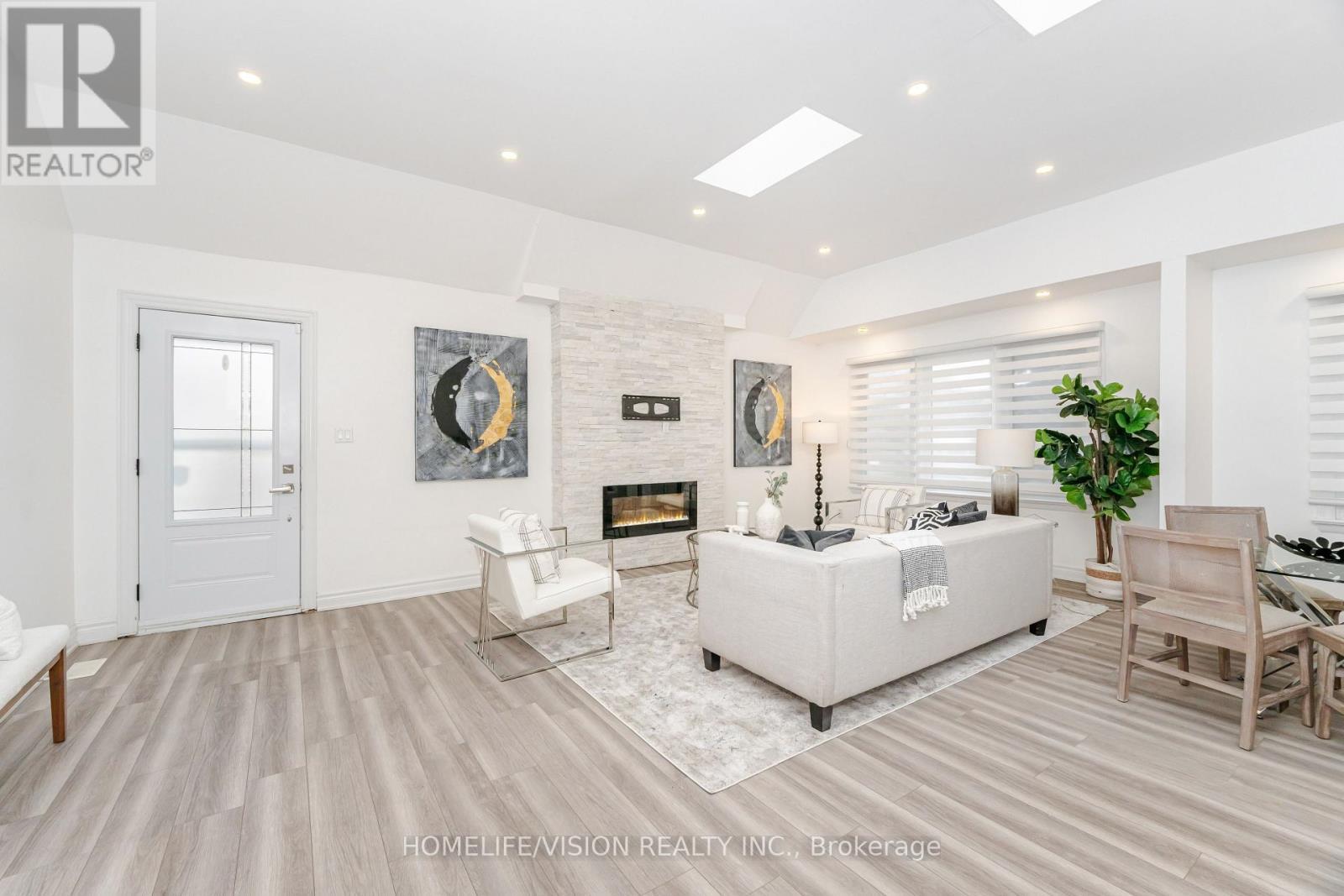 44 Armitage Drive, Toronto, ON - Indoor Photo Showing Living Room With Fireplace