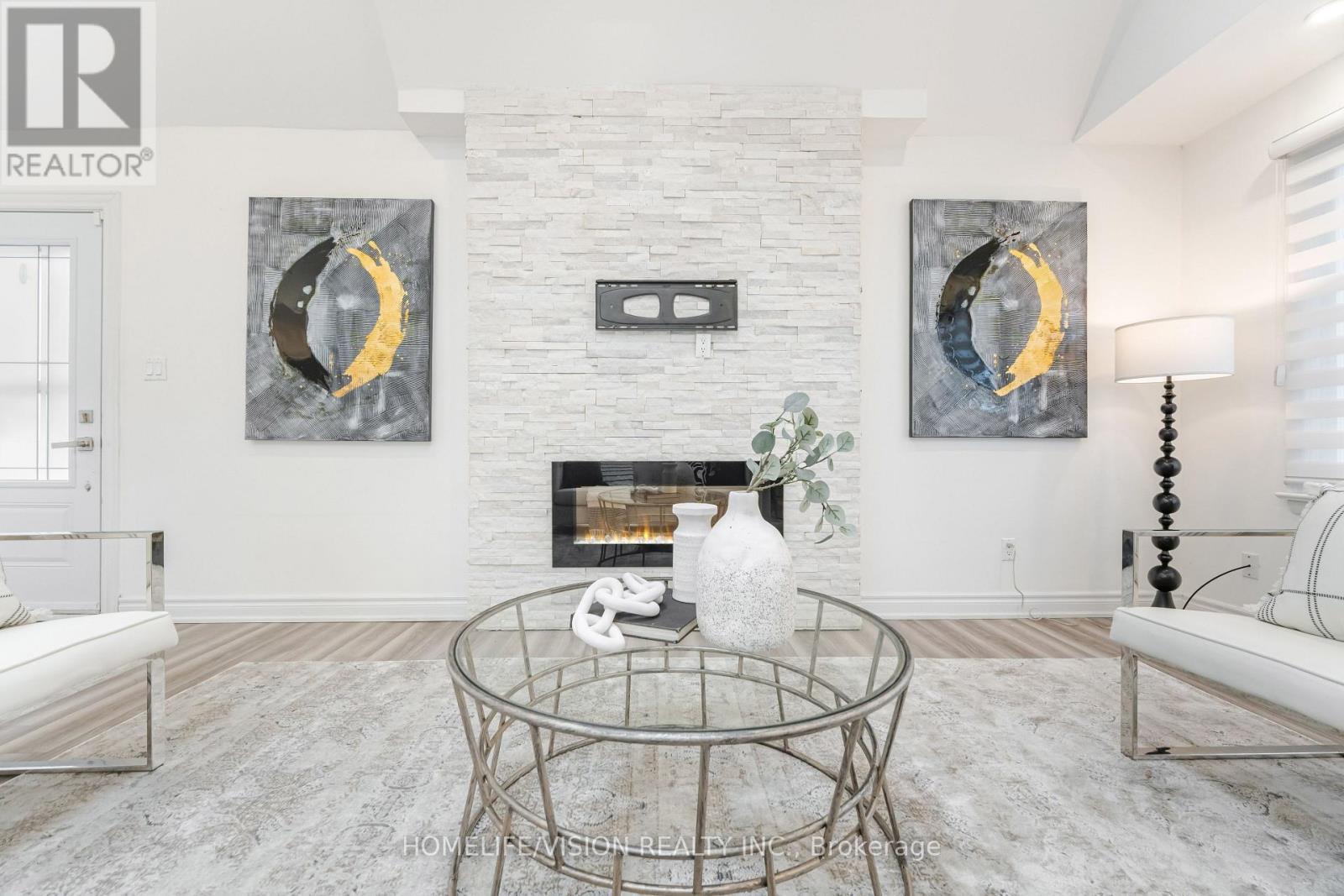 44 Armitage Drive, Toronto, ON - Indoor Photo Showing Living Room With Fireplace