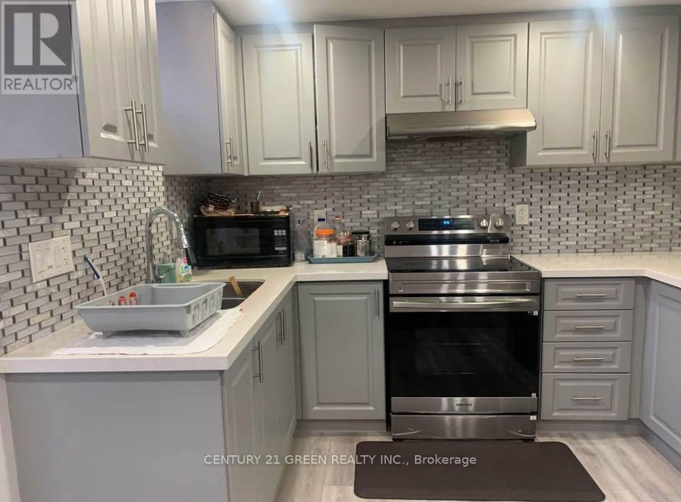 Bsmt - 30 Gillis Road, Brampton, ON - Indoor Photo Showing Kitchen With Double Sink