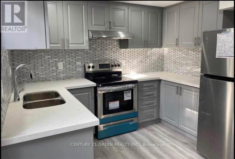 Bsmt - 30 Gillis Road, Brampton, ON - Indoor Photo Showing Kitchen With Double Sink With Upgraded Kitchen