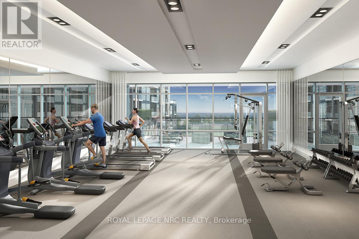545 - 16 Concord Place, Grimsby (Grimsby Beach), ON - Indoor Photo Showing Gym Room