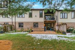 Backyard Balcony and Patio -